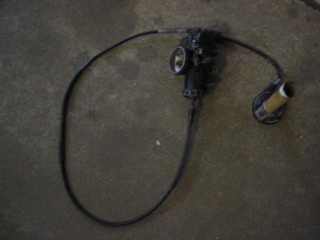 1976 yamaha yz125 mikuni carburetor, throttle, cable carb a55 carburator yz 125 