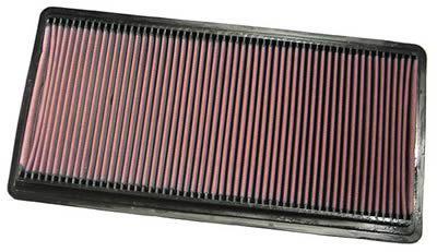 K&n air filter element filtercharger rectangular cotton gauze red chevy gmc