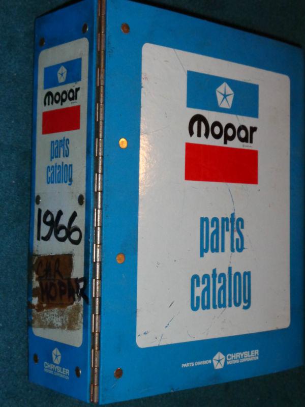 1966 dodge / plymouth / chrysler / imperial parts manual / original mopar book! 