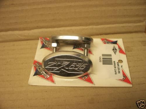 New kawasaki zx 636 636r ninja billet mirror block offs