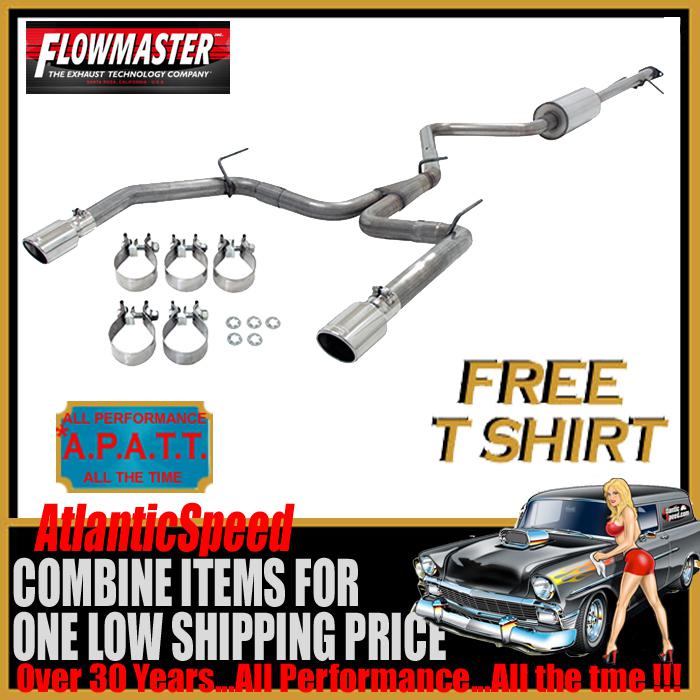 Flowmaster 2013  dodge dart 2.0l 1.4l turbo cat back stainless dual exhaust kit