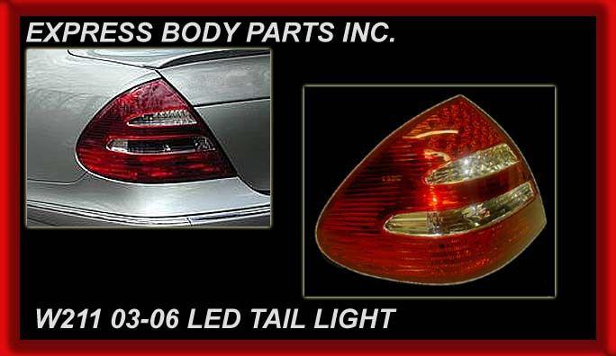 2003-2006 2004 05 w211 e class e320 e350 e500 led tail light lamp rear back lh