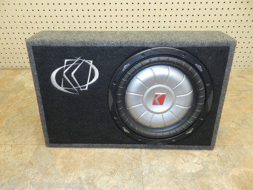 Kicker tcvt10 standard cab truck cvt10 sub enclosure 10" subwoofer box sub