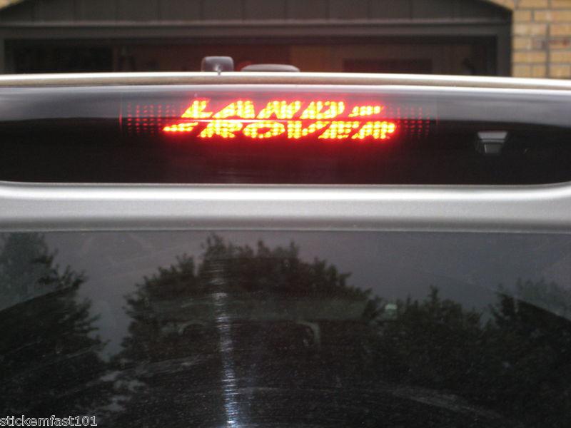 Land rover lr3 3rd brake light decal overlay 05 06 07 08 09