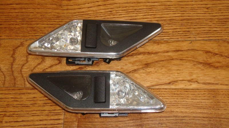 99-06 bmw e46 325i 328i 330i xi oem rear c pillar reading lights l/r pair #91113