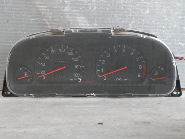 Jdm subaru impreza wrx sti gc8 m/t carbon speedometer gauges cluster w trim oem