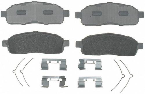 Acdelco advantage 14d1083mh brake pad or shoe, front-semi metallic brake pad