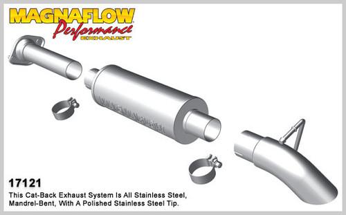 Magnaflow 17121 jeep truck wrangler stainless catback system performance exhaust