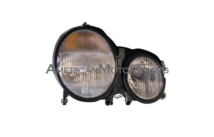 Right passenger side replacement headlight halogen mercedes benz e-class