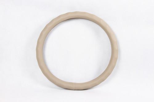 Circle cool beige leather steering wheel wrap cover 58003 acura 38cm honda lexus