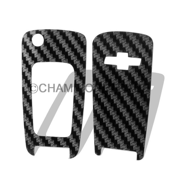 Carbon fiber key chain protective cover sticker for chevy cruze 2009-2012 new