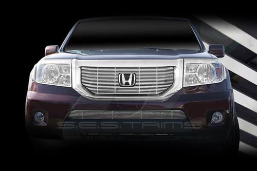 Ses trims ti-cg-204a/b 09-11 honda pilot billet grille bar grill chromed