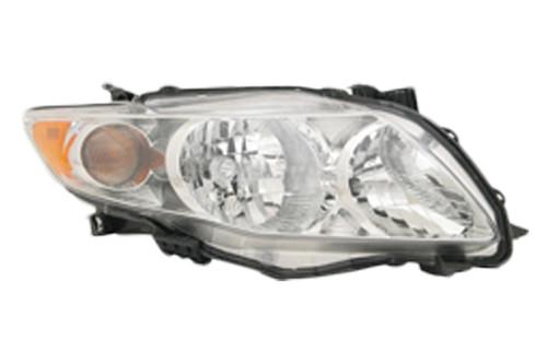 Tyc 20-6993-00-1 2009 toyota corolla right replacement headlight assembly