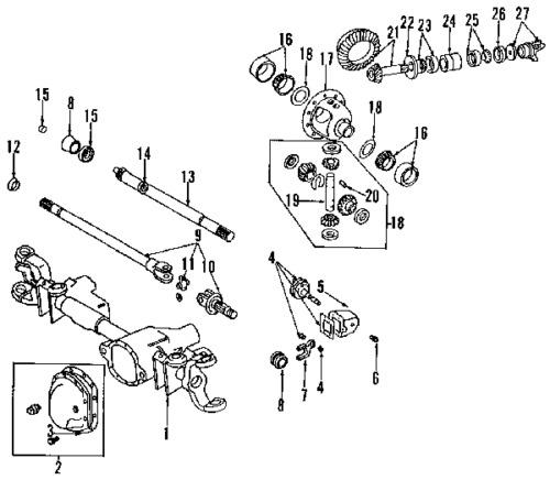 Dodge 5012454ab genuine oem factory original pinion seal