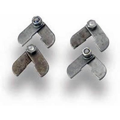 Hooker headers slip-on collector locking tabs 4 tabs bolts washers and nuts set.