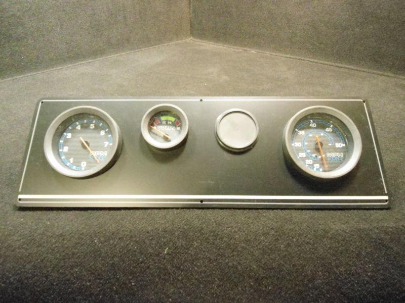 18" x 5.75" boat panel dash tachometer, volt & speedometer # 7