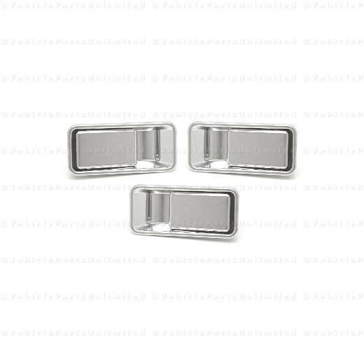 87 - 06 all 3 o/s half door handles  fits:jeep wrangler