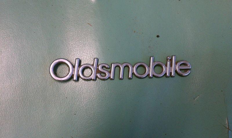 Emblem used decal logo oldsmobile