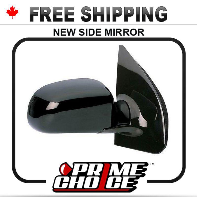 New manual gloss black passenger side view mirror windstar 1999-2003 right door