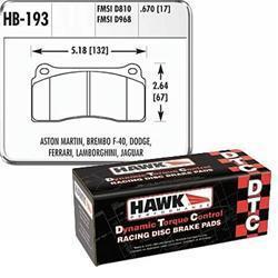 Hawk performance hb193u.670 front disc brake pad