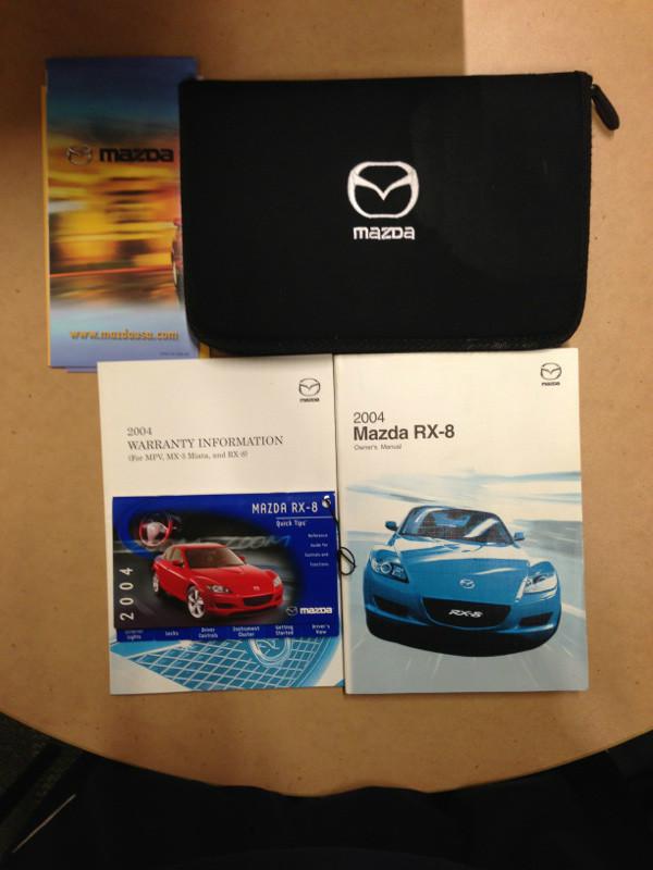 2004 mazda rx 8  owners manual 
