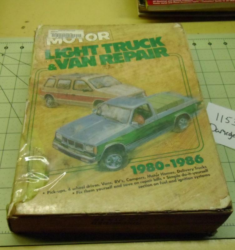 Motor light truck and van repair 1980-1986 #1153