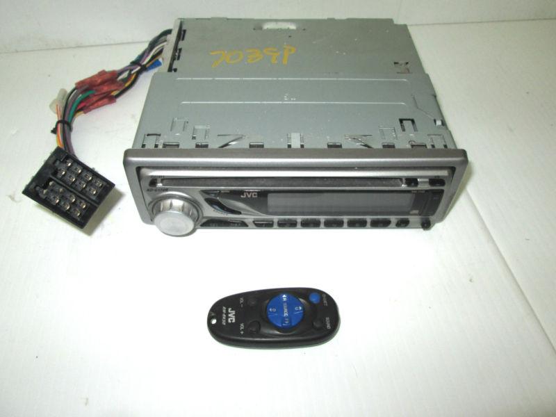 Jvc kd-g120r radio cd player a0119 with remote, free shipping!! 