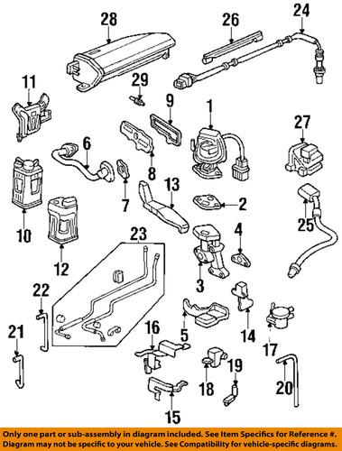 Honda oem 18715-pb2-000 egr valve gasket