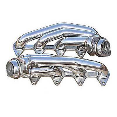 Pypes stainless steel mustang headers shorty polished 1 5/8" primaries hdr54s