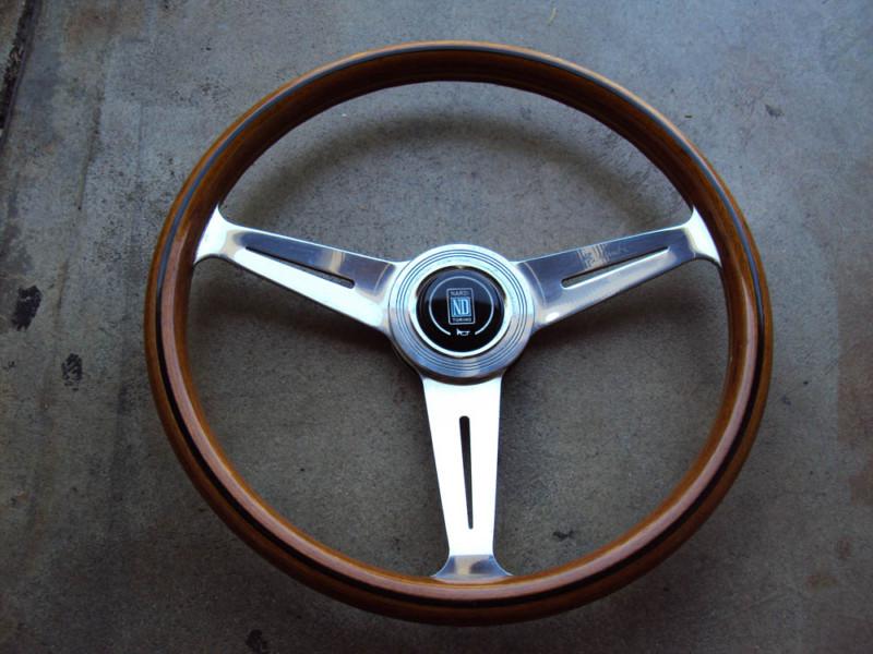 Nardi classic wood steering wheel polished face 360mm mercedes benz porsche jdm
