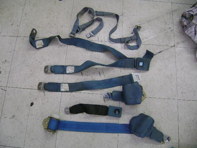 1969 corvette vette seat belts and t-top straps-blue