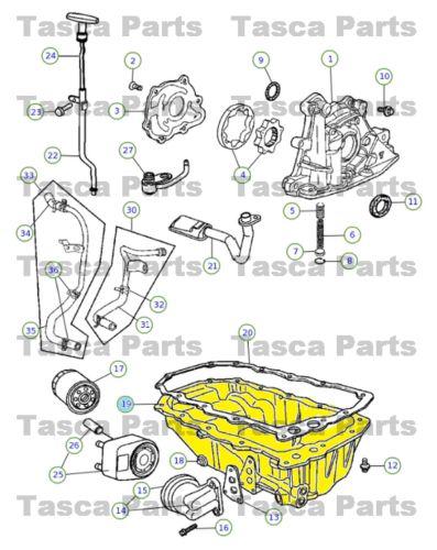 New oem engine oil pan 2003-2010 chrysler pt cruiser 2003-2005 dodge neon 2.4l