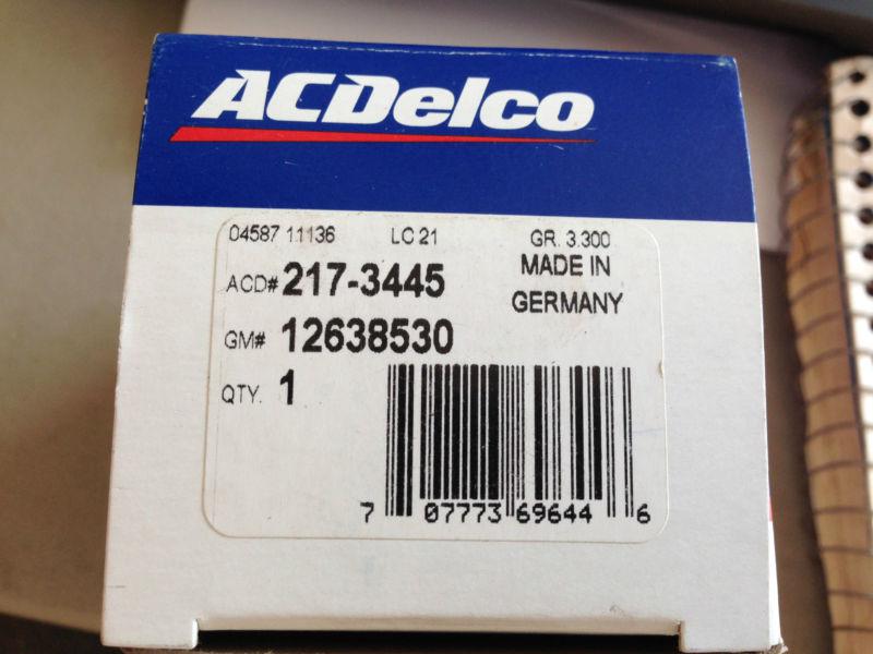 New in box oem acdelco 217-3445 fuel injector 12638530