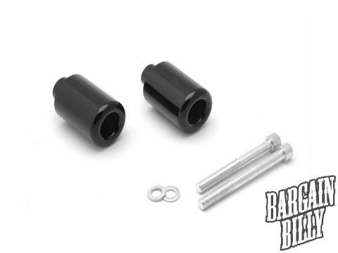 Suzuki hayabusa gsxr 1300 black frame sliders (1999-2007)