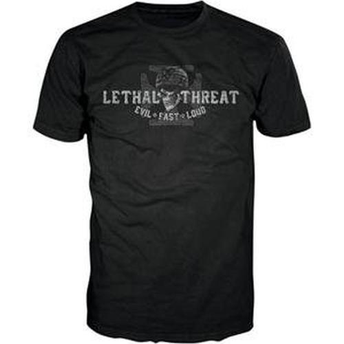 New lethal threat biker from hell adult cotton tee/t-shirt, black, 3xl/xxxl