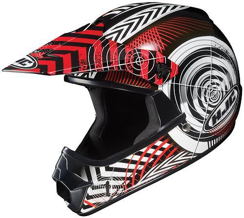 Hjc cl-xy wanted offroad/motocross youth helmet,mc-1/red/black/white,small/sm