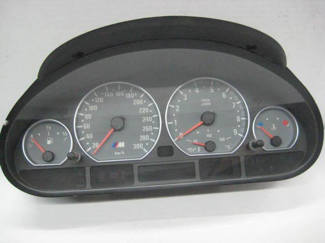 Bmw e46 smg m3 instrument cluster speedo canadian kmh 124608 01 02 03 04 05 06 