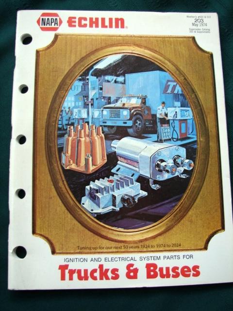 Napa echlin ignition & electrical parts 1974 catalog american trucks & buses