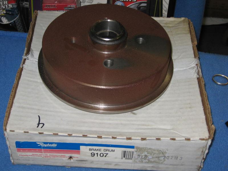 Raybestos 9107 brake drum vw volkswagen fox cabriolet jetta golf rabbit scrrocco