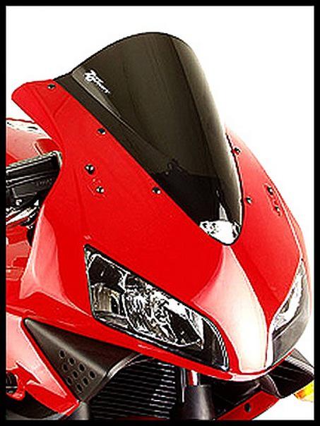 Zero gravity double bubble windscreen dark smoke for honda vfr800fi 02-10