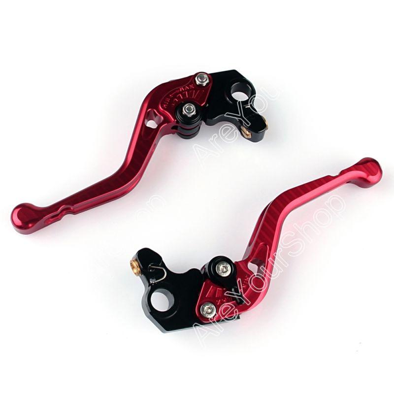 Racing brake clutch levers for ducati 400 620 695 795 796 monster red