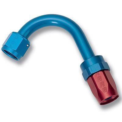 Russell full flow hose end -12 an swivel female threads 120 degree 613250