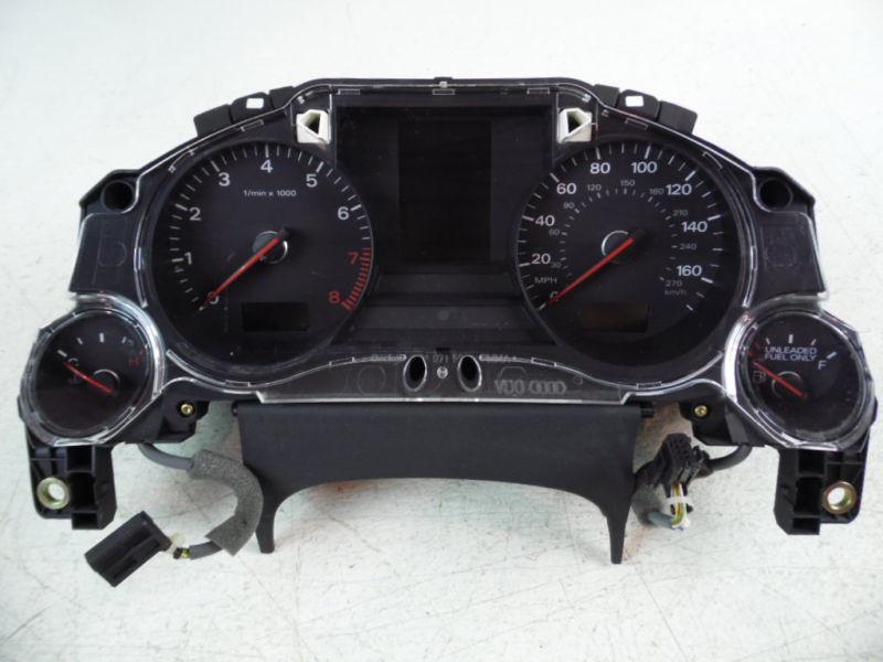 05 2005 audi a8 a8l speedometer cluster 135k mph 4.2l w/o adaptive 4e0920950gx 