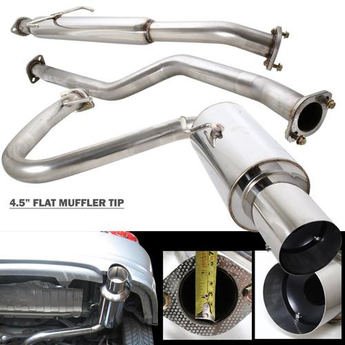 2004 2005 2006 2007 scion tc n1 style 4.5" flat tip catback exhaust system