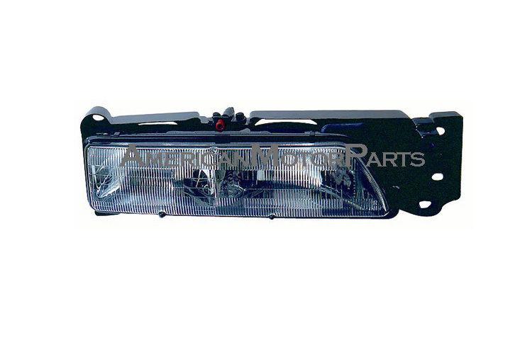 Right passenger side replacement headlight 92-94 pontiac sunbird - 16520690