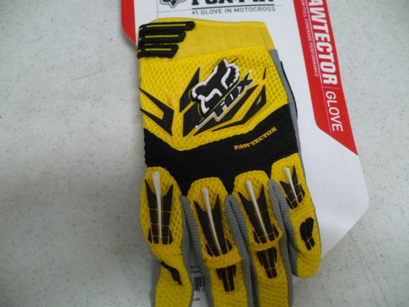 Fox pawtector glove adult yellow (11) xlarge