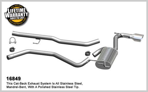 Magnaflow 16849 pontiac vibe stainless cat-back system performance exhaust