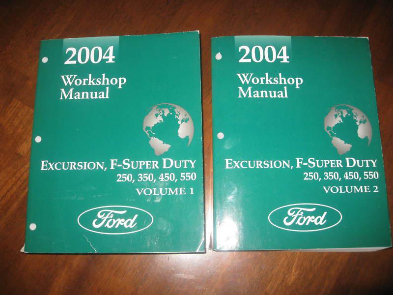 2004 ford f-250 f-350 diesel and gas service repair manual super duty