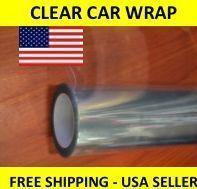 Clear car wrap vinyl decal sticker paint protection film 2 x 5 ' feet