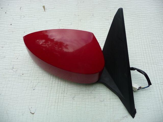 2003-2008 nissan 350z right passenger side view power mirror oem 03 04 05 06 red